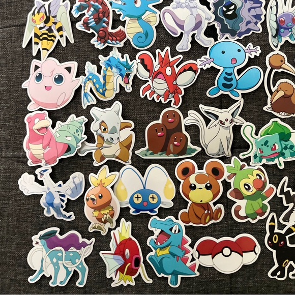Pokémon Sticker Set 50 pcs Japanese Anime - Picture 3 of 6